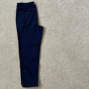 Navy legging crop